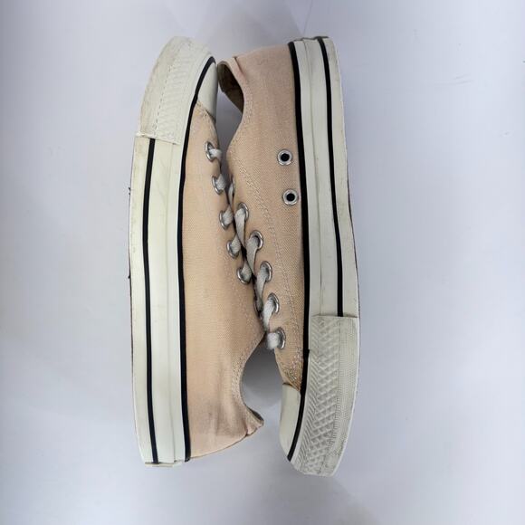 Converse All Star Men 6 Women Sze 8 Low Top 130120F Lace Up Canvas Unisex Peach - Picture 6 of 10
